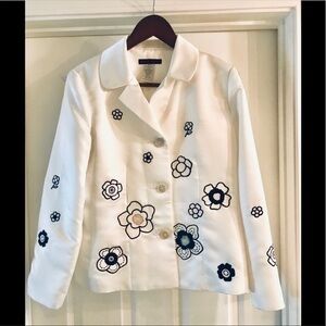 Satin embroidered Blazer perfect condition